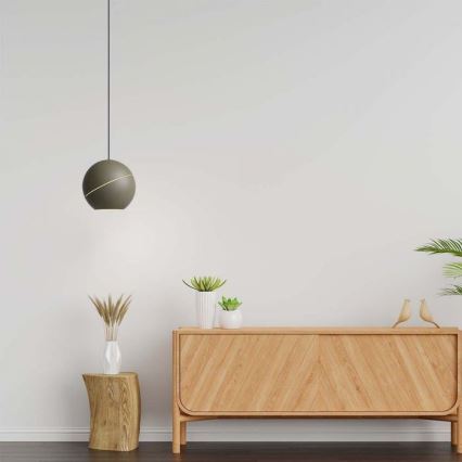 Candelabro suspenso LED táctil LED/8,5W/230V 3000K cinzento