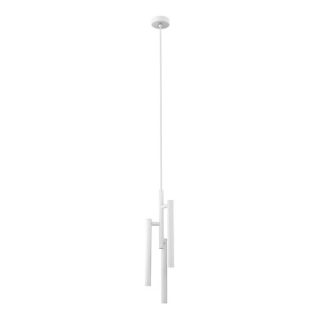 Candelabro suspenso LED TUBULAR 3xLED/5W/230V branco