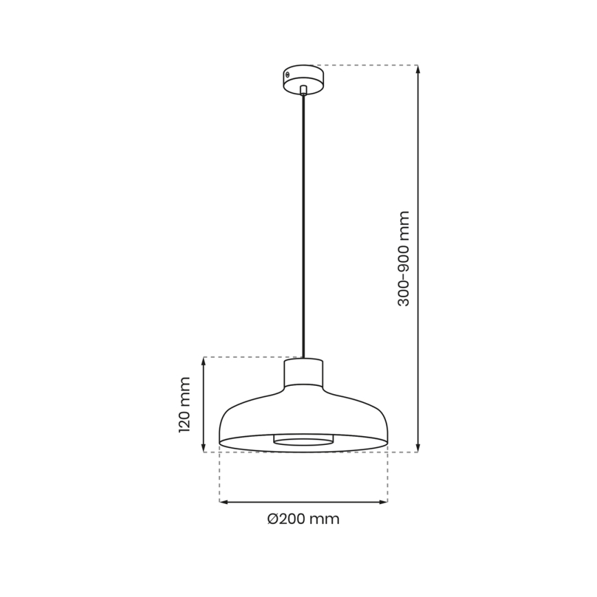Candelabro suspenso LINEA 1xGX53/12W/230V preto