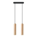 Candelabro suspenso LINO 2xGU10/40W/230V faia