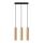 Candelabro suspenso LINO 3xGU10/40W/230V faia