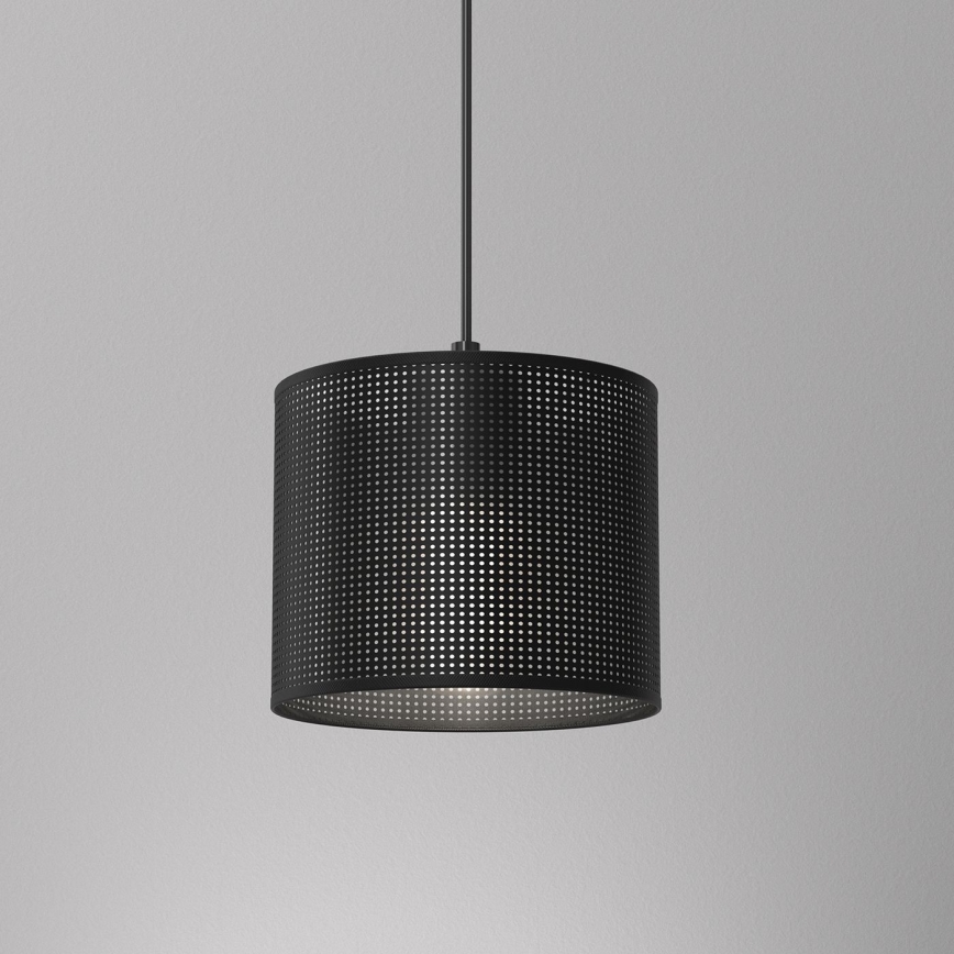 Candelabro suspenso LOFT SHADE 1xE27/60W/230V diâmetro 18 cm preto