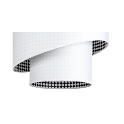 Candelabro suspenso LORI 1xE27/60W/230V Branco