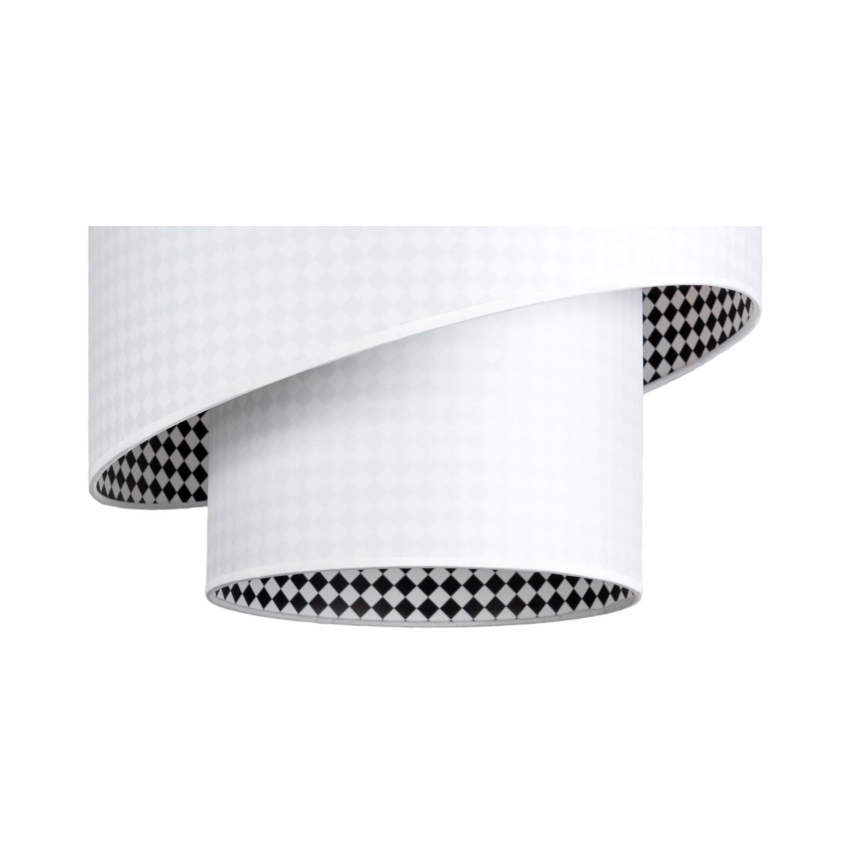 Candelabro suspenso LORI 1xE27/60W/230V Branco