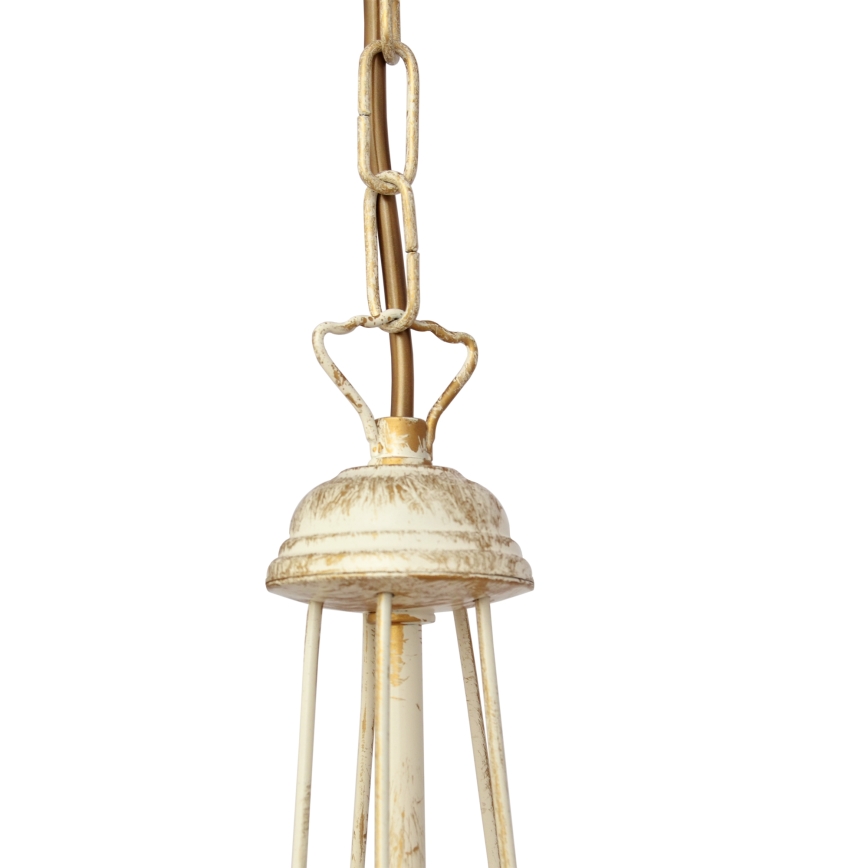 Candelabro suspenso MALBO 5xE27/15W/230V bege