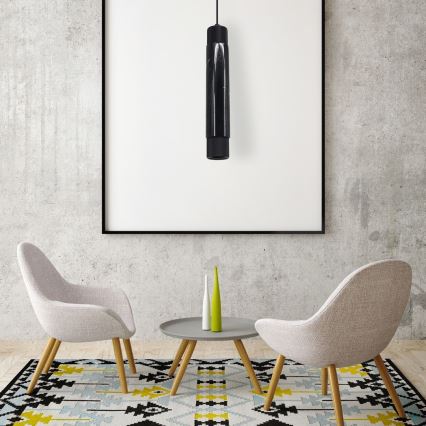 Candelabro suspenso MARBLE 1xGU10/8W/230V preto