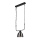 Candelabro suspenso MARIO 1xE27/60W/230V cromado