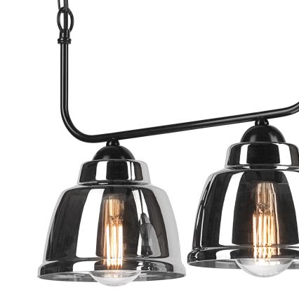 Candelabro suspenso MARIO 2xE27/60W/230V cromado