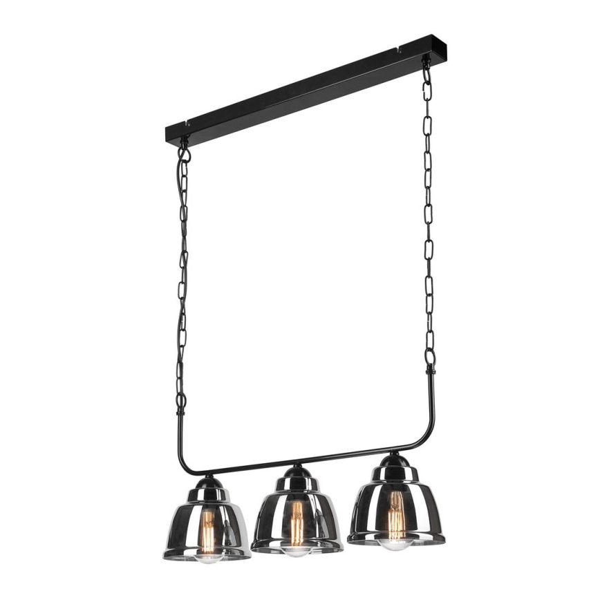 Candelabro suspenso MARIO 3xE27/60W/230V cromado