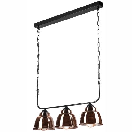 Candelabro suspenso MARIO 3xE27/60W/230V latão