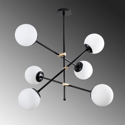 Candelabro suspenso MARTI 6xE27/100W/230V