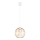 Candelabro suspenso MATT 1xE27/60W/230V branco/cobre