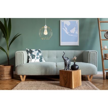 Candelabro suspenso MATT 1xE27/60W/230V branco/dourado