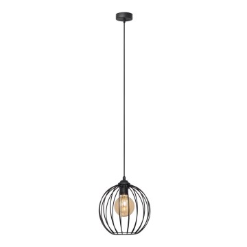 Candelabro suspenso MERCURE 1xE27/15W/230V diâmetro 24 cm preto