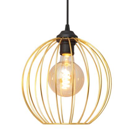 Candelabro suspenso MERCURE 1xE27/15W/230V dourada/preto