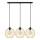 Candelabro suspenso MERCURE 3xE27/15W/230V dourada/preto