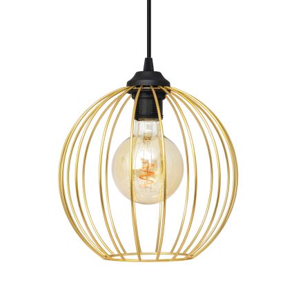 Candelabro suspenso MERCURE 3xE27/15W/230V dourada/preto