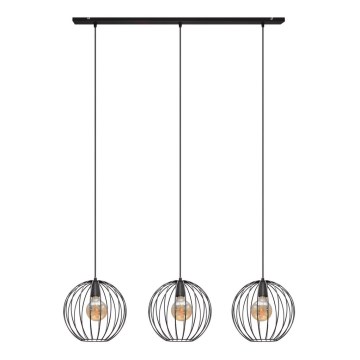 Candelabro suspenso MERCURE 3xE27/15W/230V preto