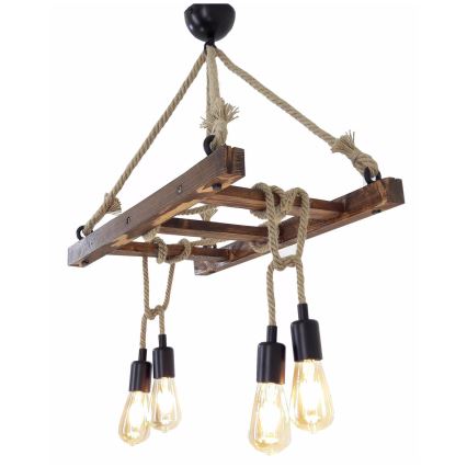 Candelabro suspenso MERDIVEN 4xE27/40W/230V
