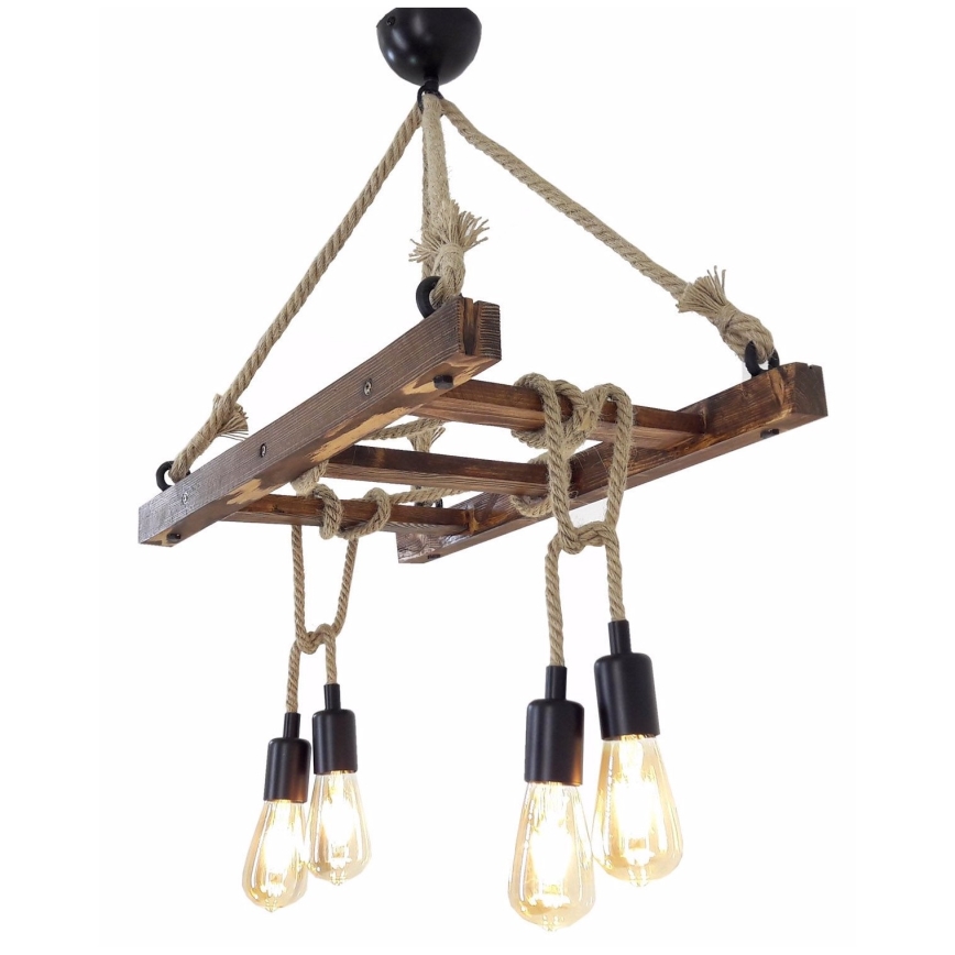 Candelabro suspenso MERDIVEN 4xE27/40W/230V