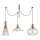 Candelabro suspenso MEZOPOTAMYA 3xE27/40W/230V
