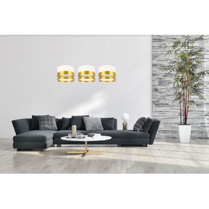 Candelabro suspenso MILO 3xE27/60W/230V dourado