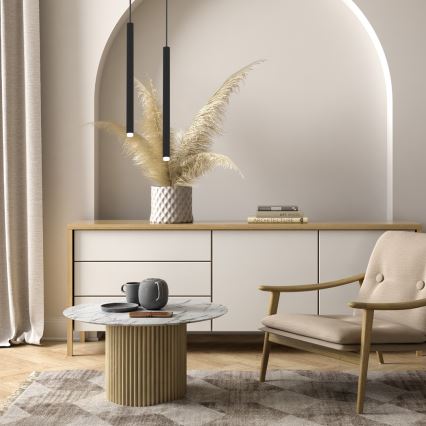 Candelabro suspenso MONZA 1xG9/8W/230V preto