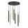 Candelabro suspenso MONZA 7xG9/8W/230V preto/dourado