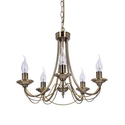 Candelabro suspenso MUZA 5xE14/40W/230V