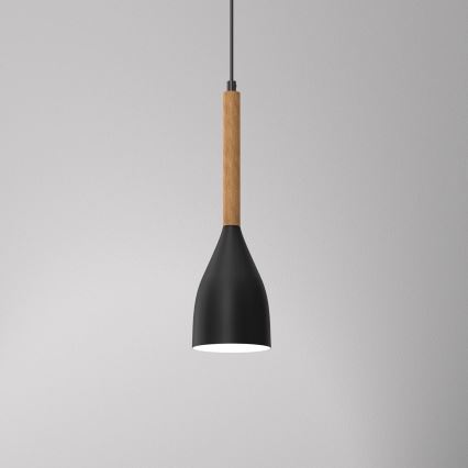 Candelabro suspenso MUZA NEW 1xE27/60W/230V preto