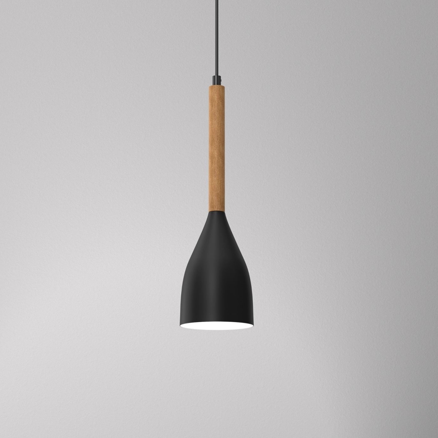 Candelabro suspenso MUZA NEW 1xE27/60W/230V preto