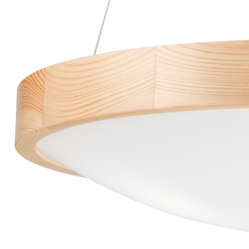 Candelabro suspenso NATURAL SLIM 2xE27/60W/230V ø 37 cm pinho