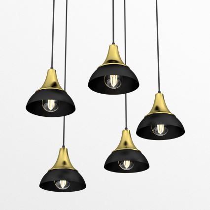 Candelabro suspenso NERGIS 5xE27/60W/230V