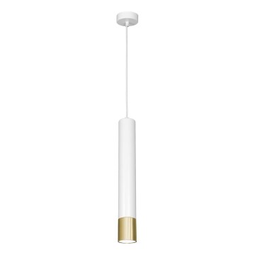 Candelabro suspenso NEST 1xGU10/8W/230V branco/dourado