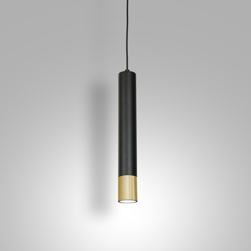 Candelabro suspenso NEST 1xGU10/8W/230V preto/dourado