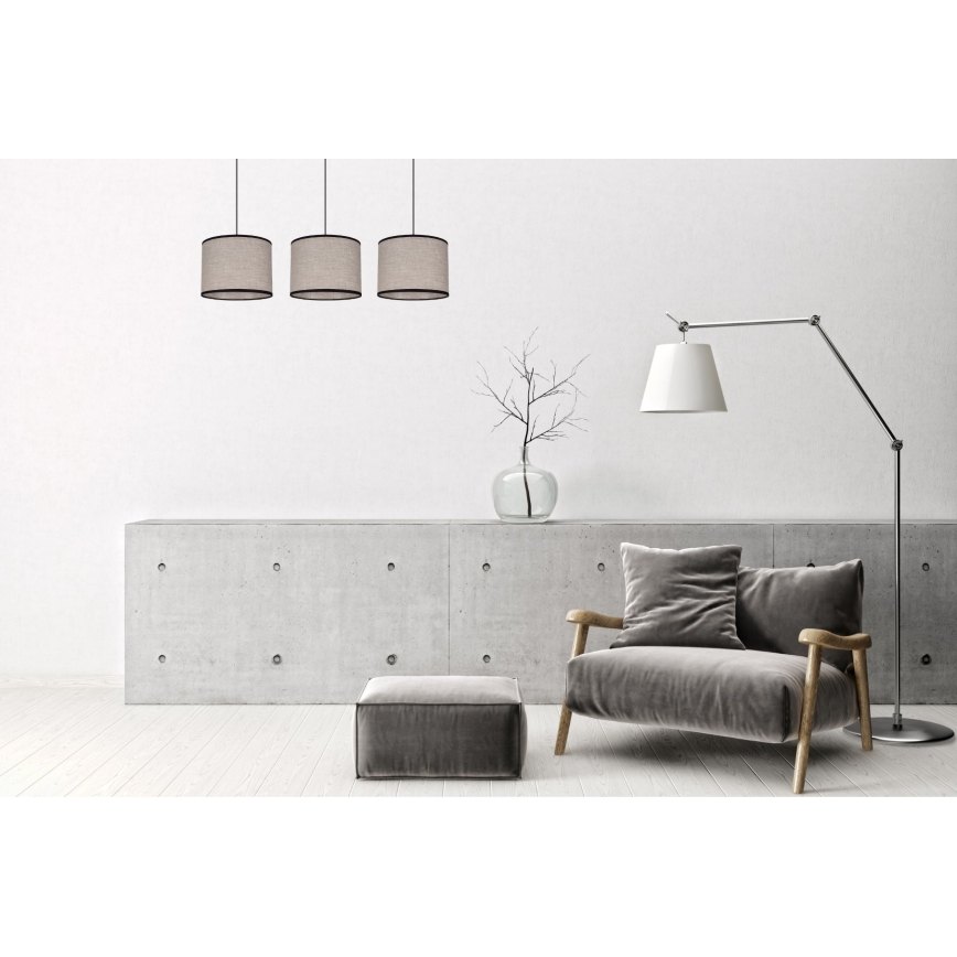 Candelabro suspenso NEXO 3xE27/60W/230V