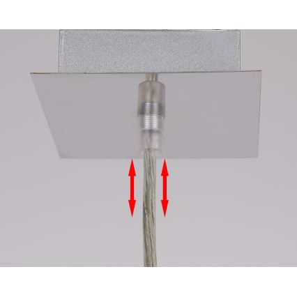 Candelabro suspenso ODEN 1xG9/40W/230V d. 12 cm