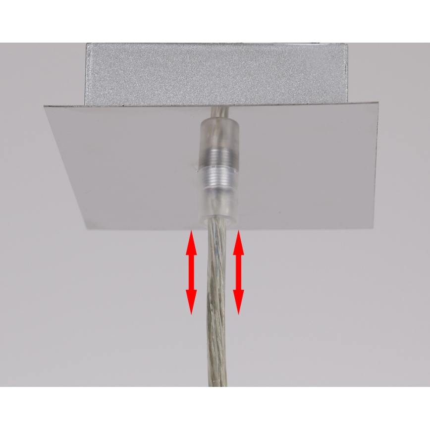 Candelabro suspenso ODEN 1xG9/40W/230V d. 12 cm