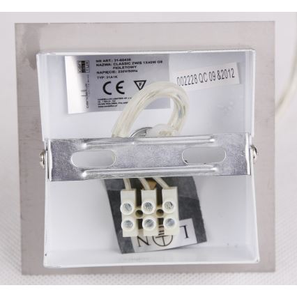 Candelabro suspenso ODEN 1xG9/40W/230V d. 12 cm