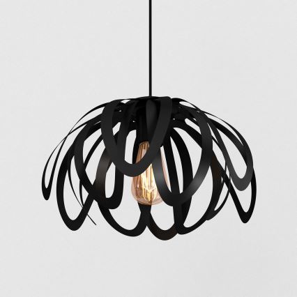 Candelabro suspenso ORCHID 1xE27/60W/230V preto