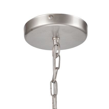 Candelabro suspenso ORLANDO 8xE27/60W/230V prateado