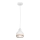Candelabro suspenso OVAL 1xE27/60W/230V branco