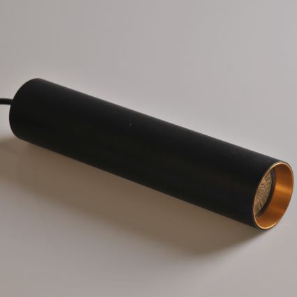 Candelabro suspenso para sistema de carril MARIBEL 3xGU10/10W/230V + 1 m sistema de carril preto