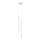 Candelabro suspenso PASTELO 2xG9/8W/230V branco