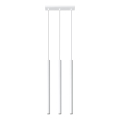 Candelabro suspenso PASTELO 3xG9/8W/230V branco