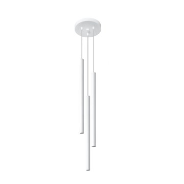 Candelabro suspenso PASTELO 3xG9/8W/230V branco