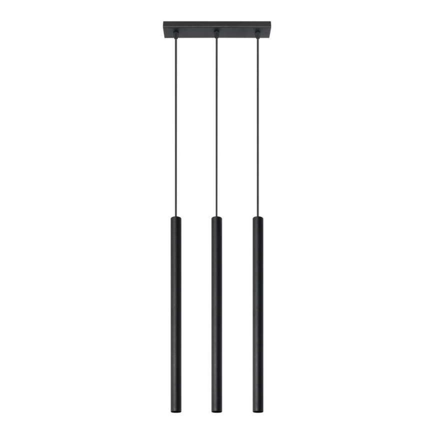 Candelabro suspenso PASTELO 3xG9/8W/230V preto