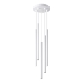 Candelabro suspenso PASTELO 5xG9/8W/230V branco