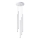 Candelabro suspenso PASTELO 5xG9/8W/230V branco