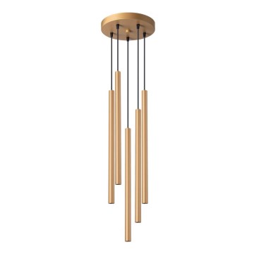 Candelabro suspenso PASTELO 5xG9/8W/230V dourada